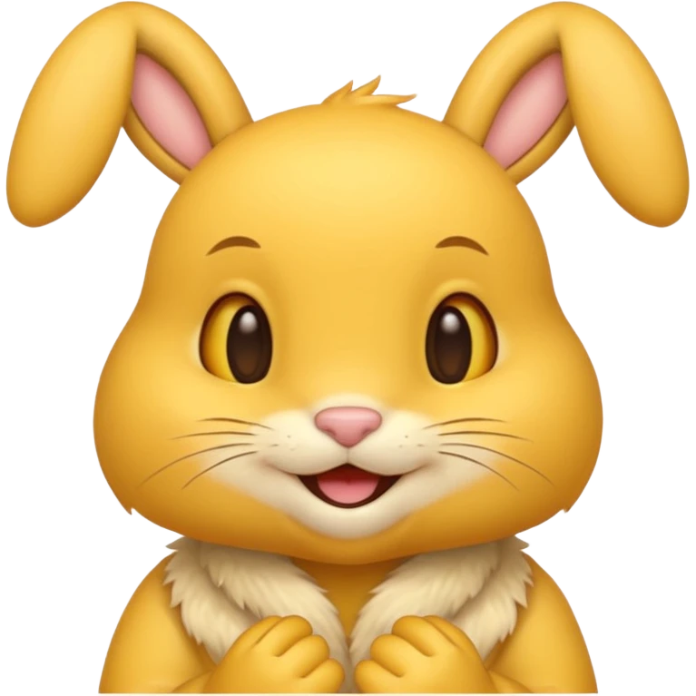 Honey Bunny from Looney Tunes with yellow fur emoji