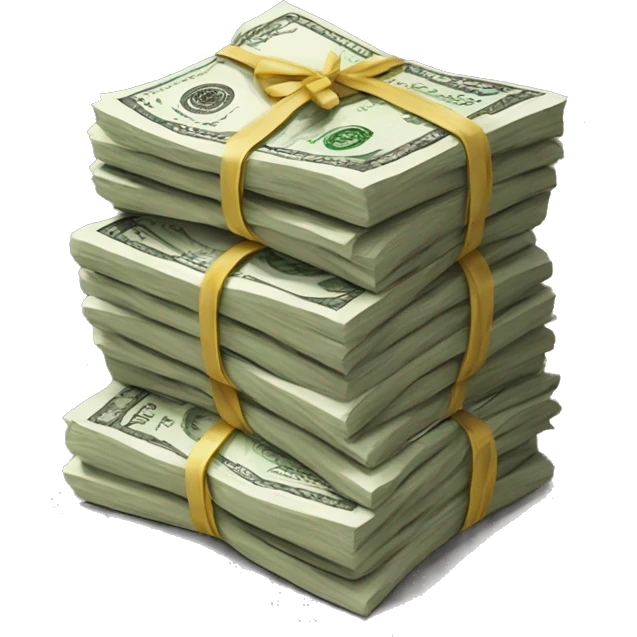 stacks of money emoji