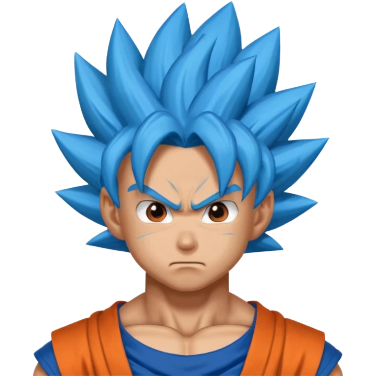 Goku in Super Saiyan Blue  emoji