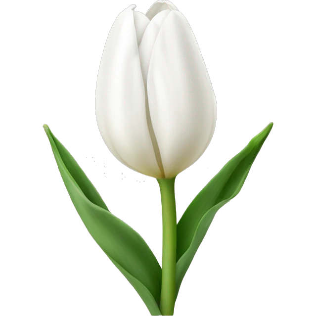 White Tulpen  emoji