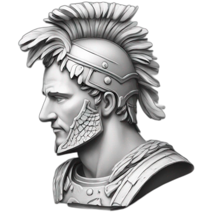 centurion-profile-bust-penandink emoji