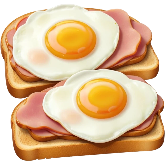 ham and eggs on toast emoji