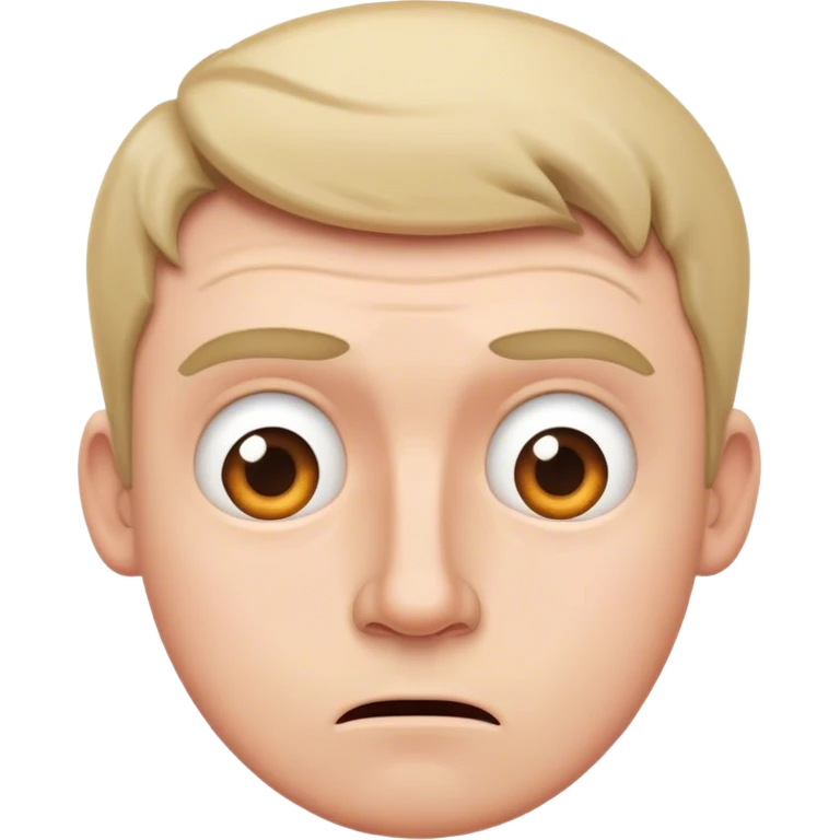 English men feeling confused emoji