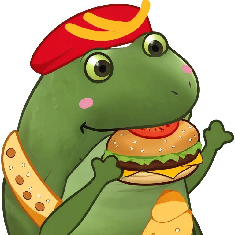 Burger costume emoji