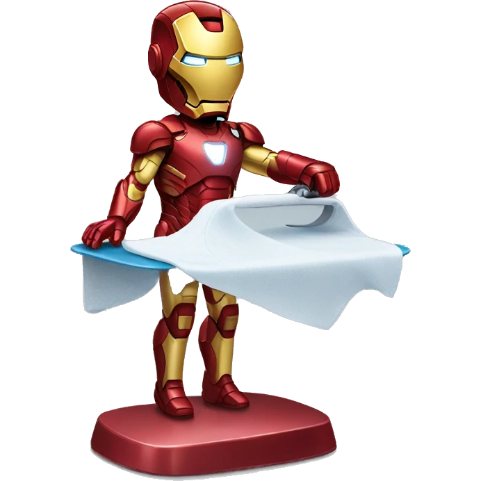 ironman ironing clothes emoji