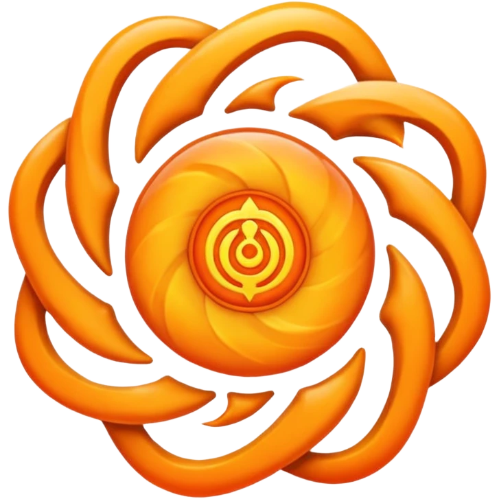 Swadhistana chakra detailed emoji