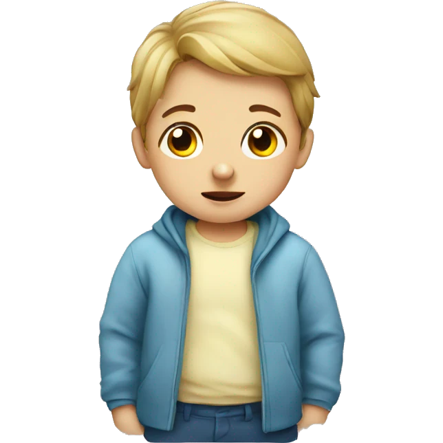 a child with fever emoji