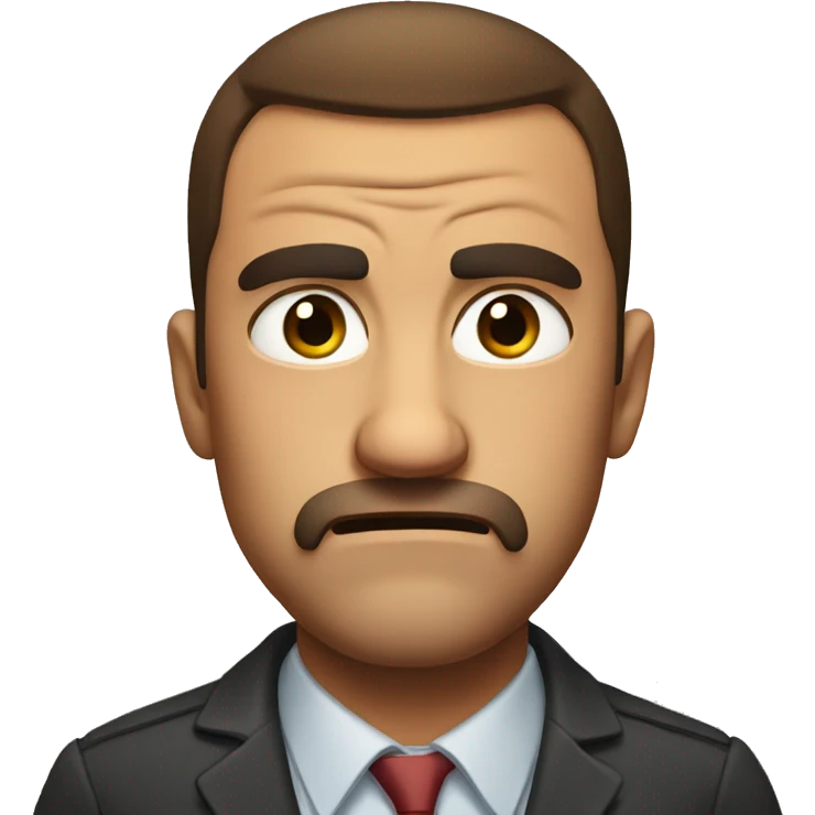 Annoyed stare emoji