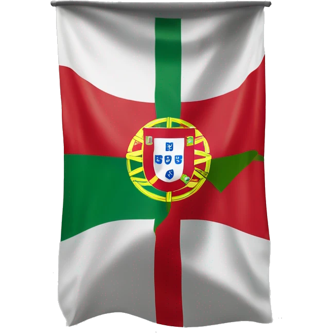 Drapeau du Portugal mélanger avec le français  emoji