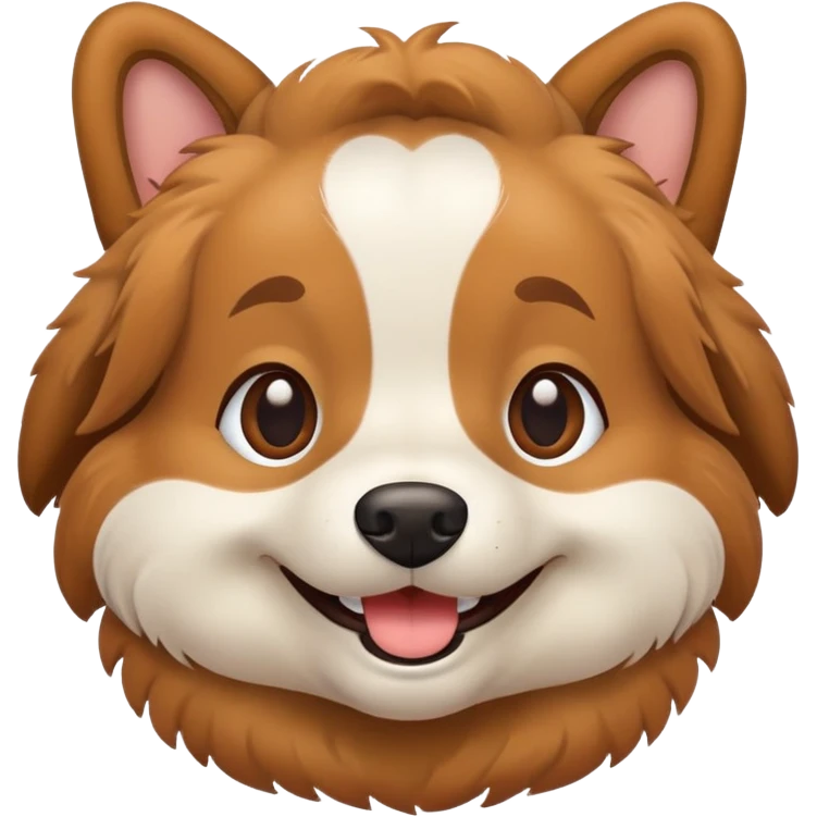 Dog wearing a coat emoji