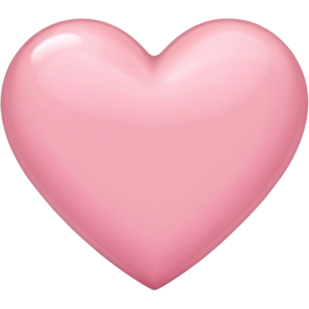 Light pink heart emoji