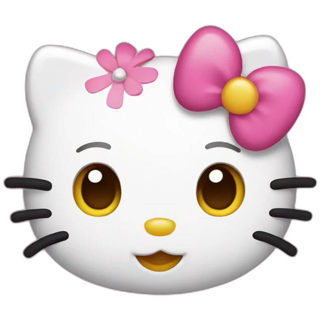 Hello kitty emoji