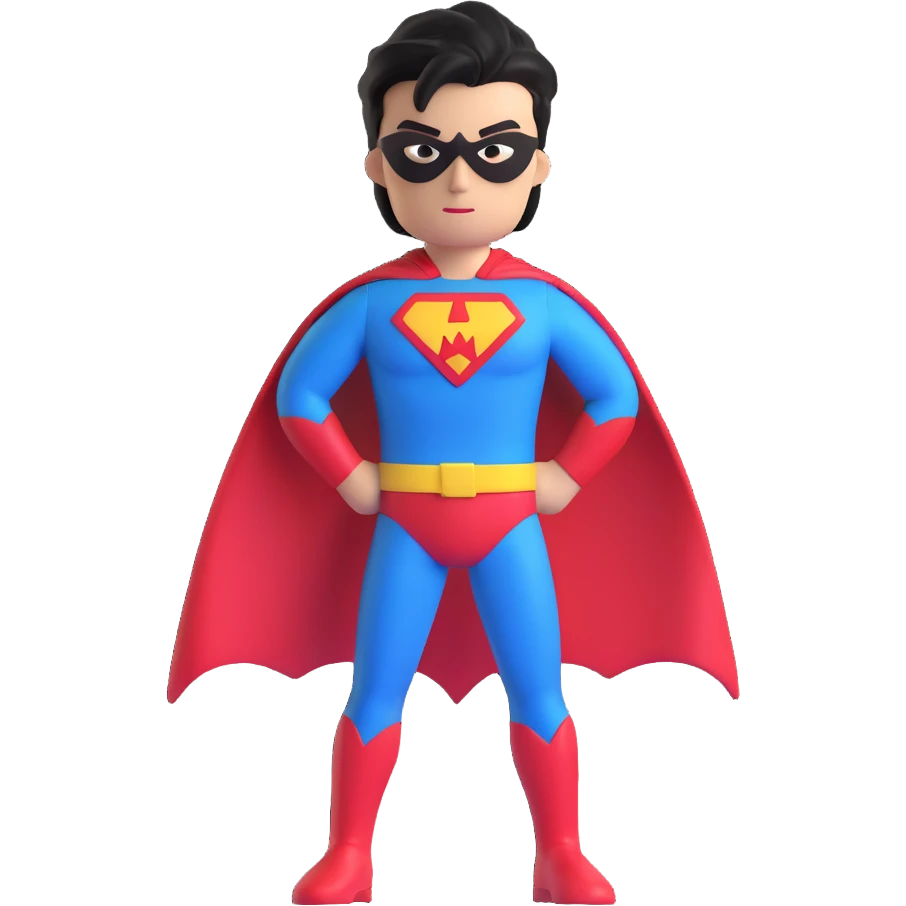 Hair hero emoji