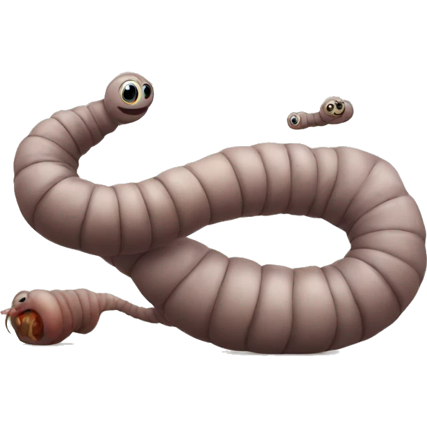 worm emoji