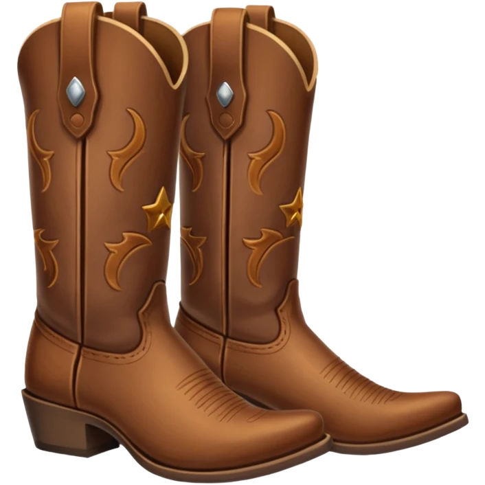Cowboy boots emoji
