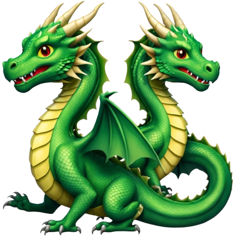 Three dragon together, one facing left one facing centre one facing right  emoji