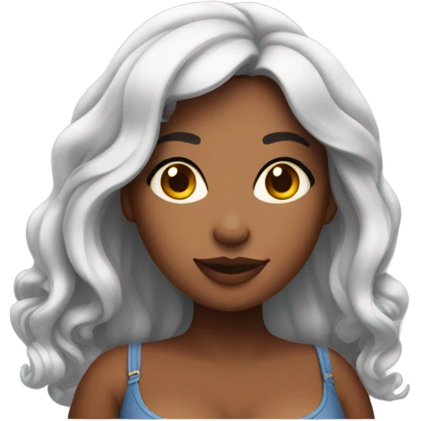 Curvy girl  emoji
