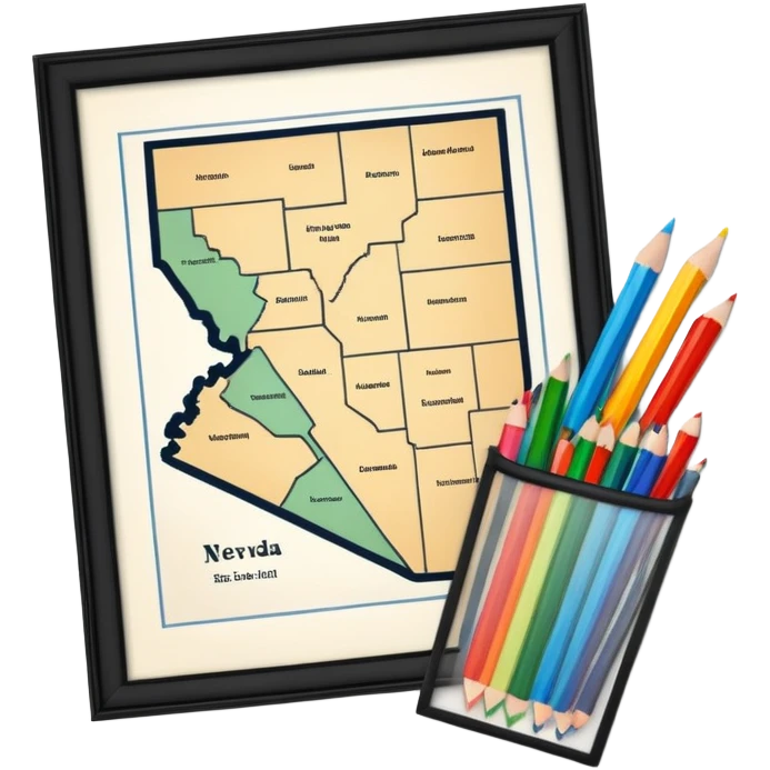 Education in Nevada state outline emoji