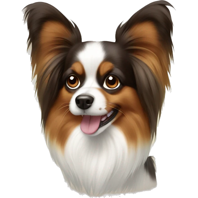Papillon dog a general emoji