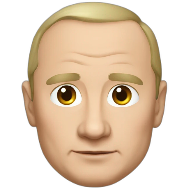 Putin with bow emoji