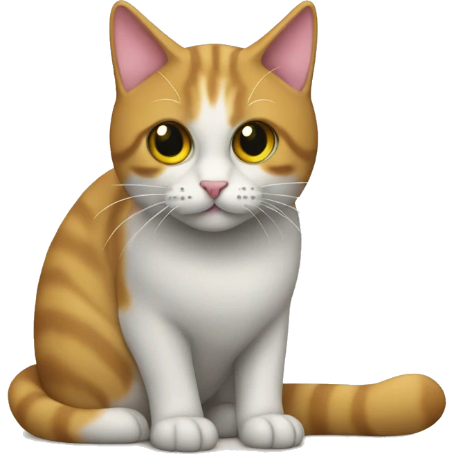 Gato con pez en la boca emoji