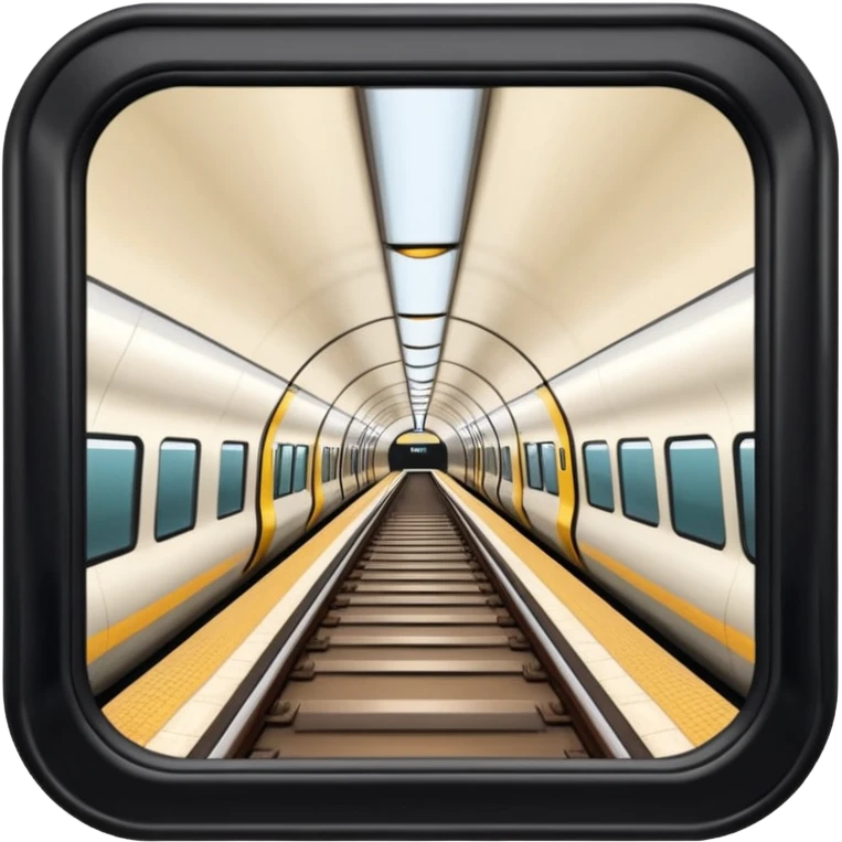 underground train tube vienna emoji