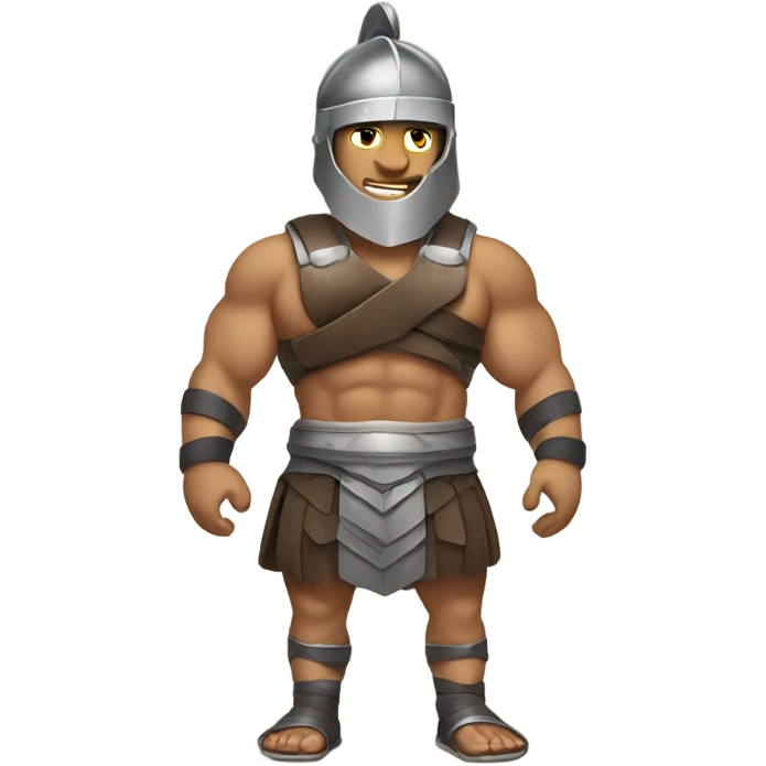 Gladiator wearing workout clothes  emoji