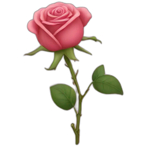 Caca rose emoji