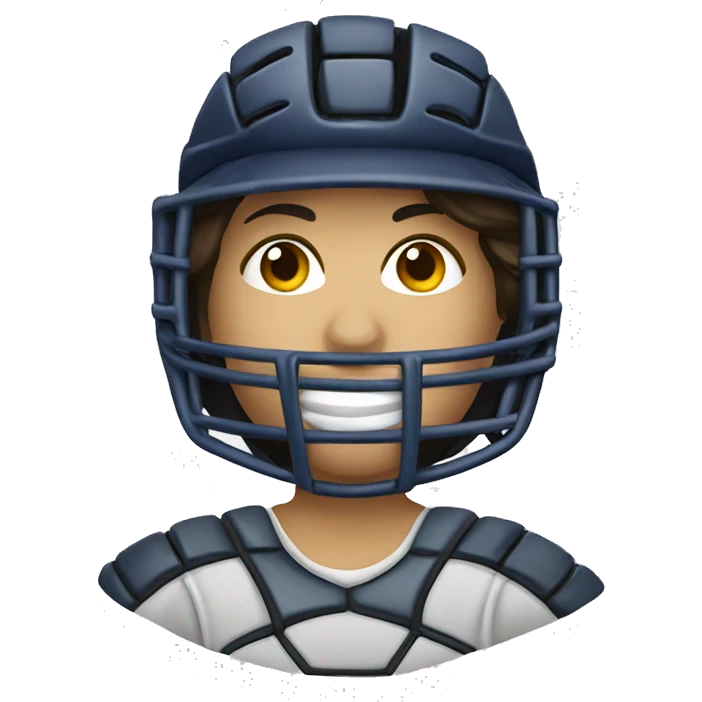 Softball catcher emoji