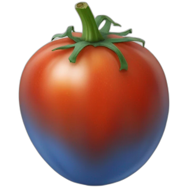 Blue tomato emoji
