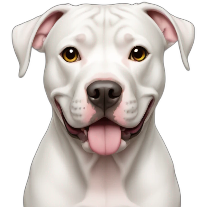 All black pit bull emoji