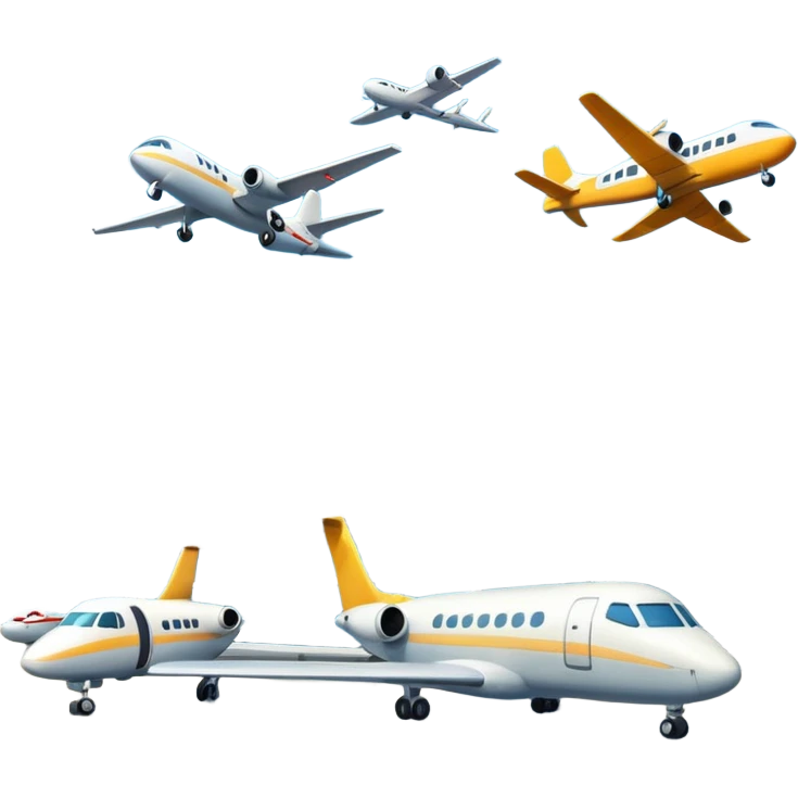 terminal building, planes emoji