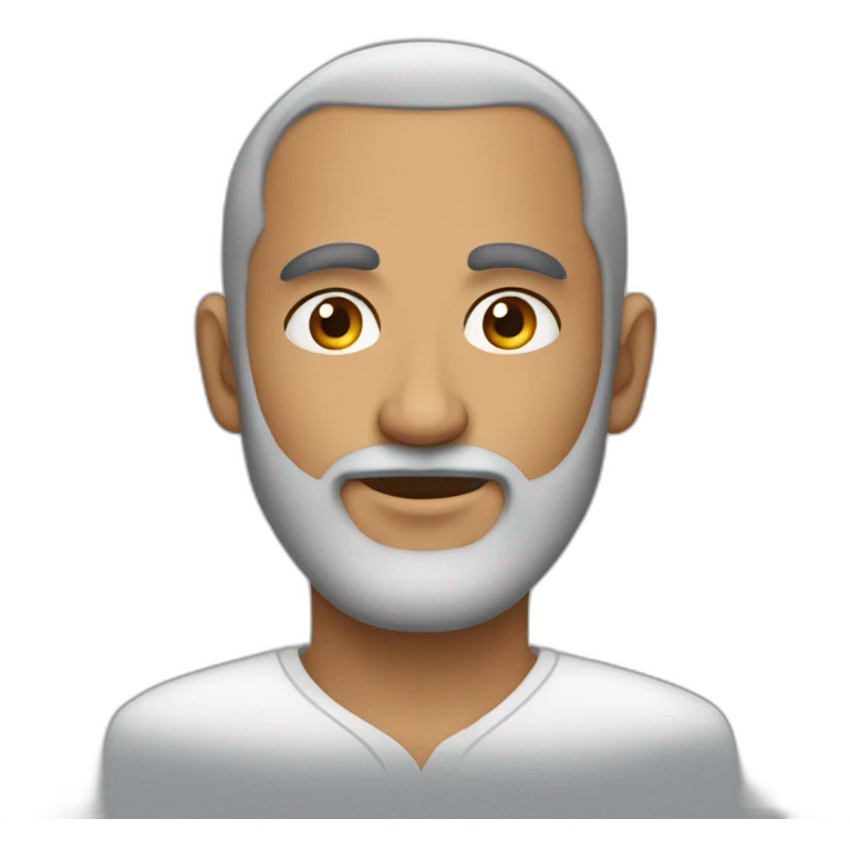 yusuf monaf patna india with less hair and long beard emoji