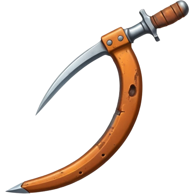 farmer sickel object only no human emoji