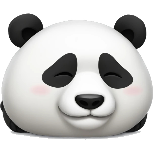 Panda sleeping emoji
