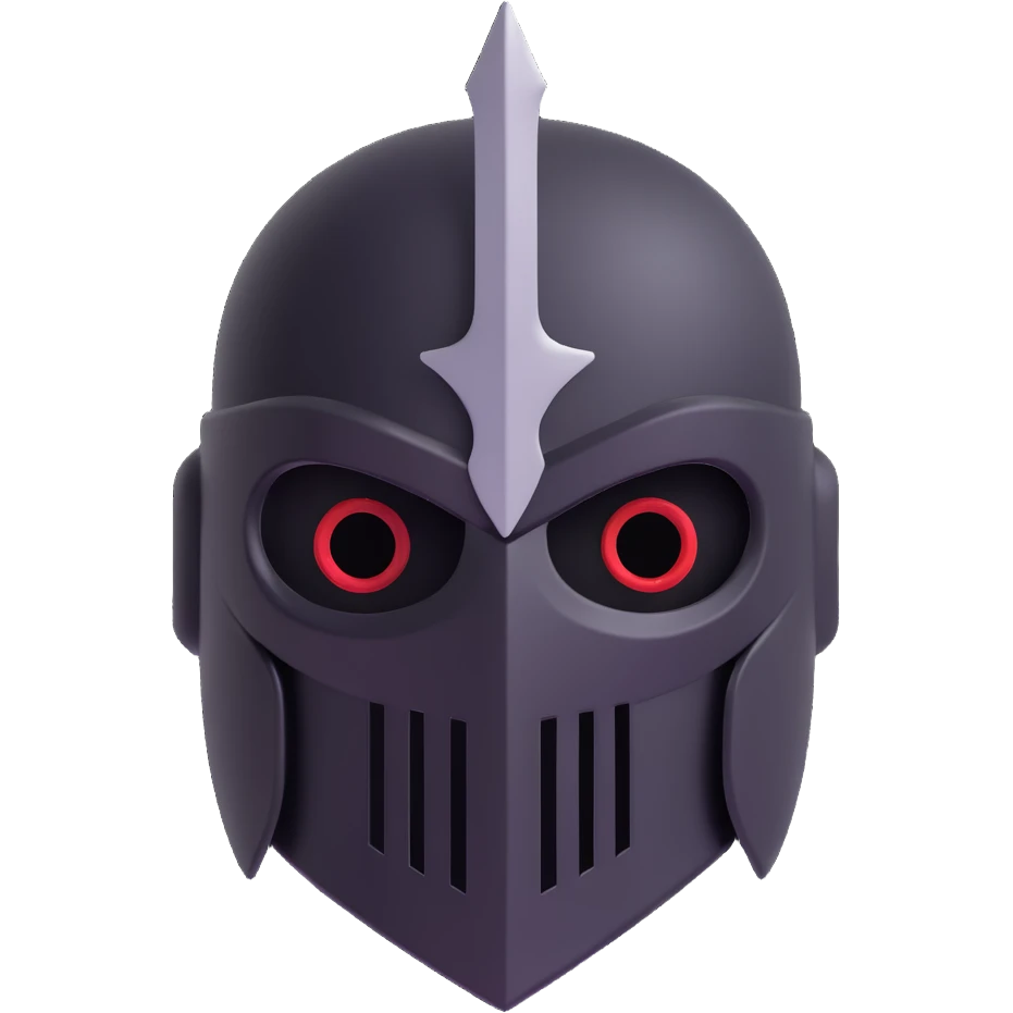 Black Knight head  emoji