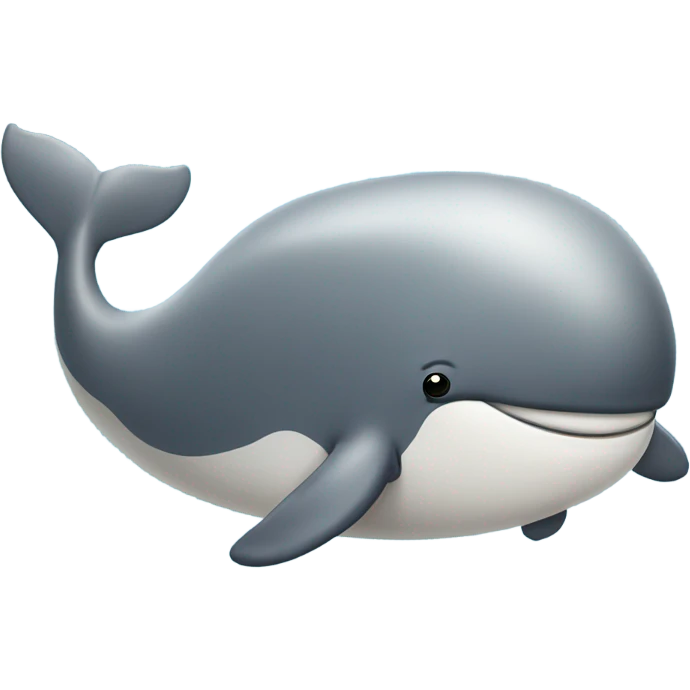Fat whale emoji