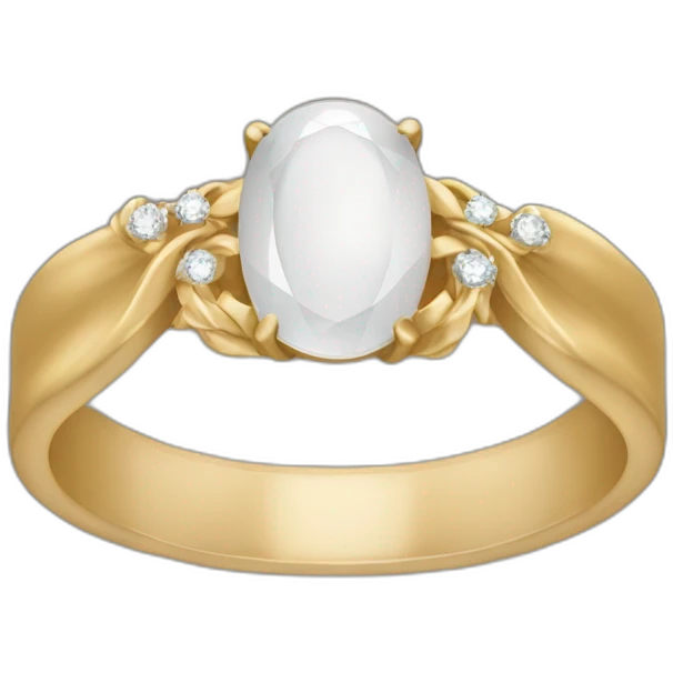 Manos con un anillo de bodas emoji