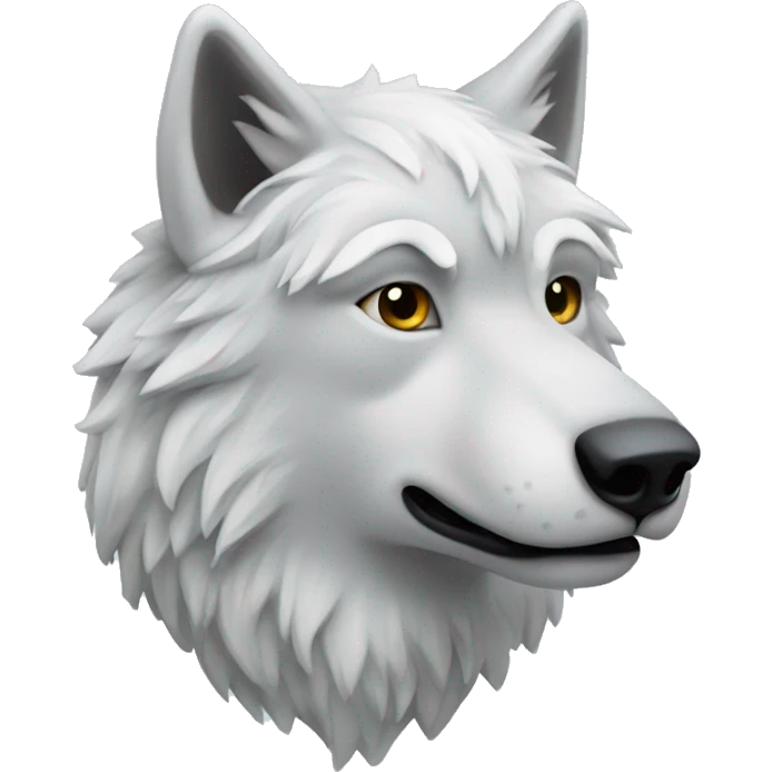 Loup de glace emoji