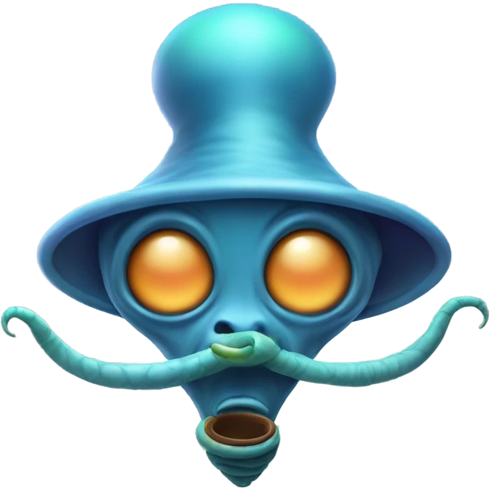 Aliens hitting a hookah emoji