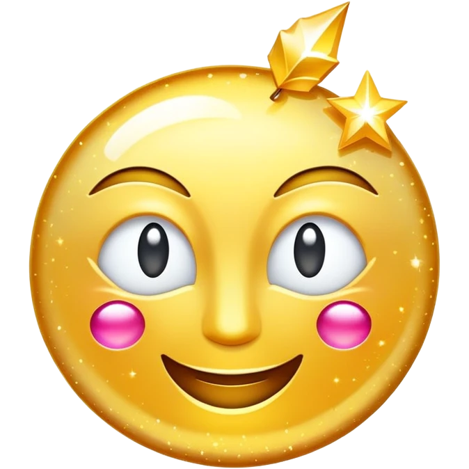sparkling sign with a wink symbol, no face emoji