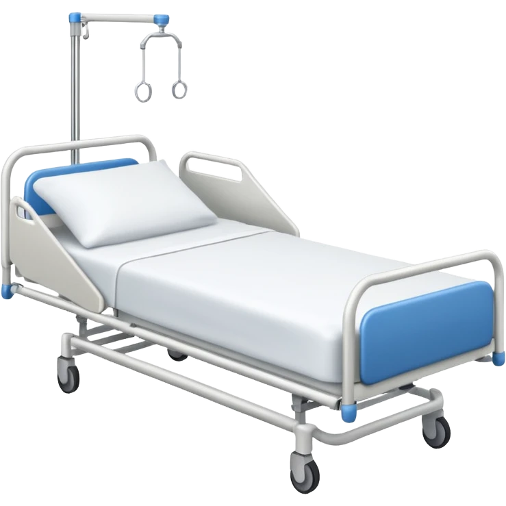 Create a hospital bed taken from a top angle emoji