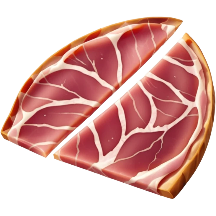 fette di prosciutto crudo affumicato (Parma Ham) emoji