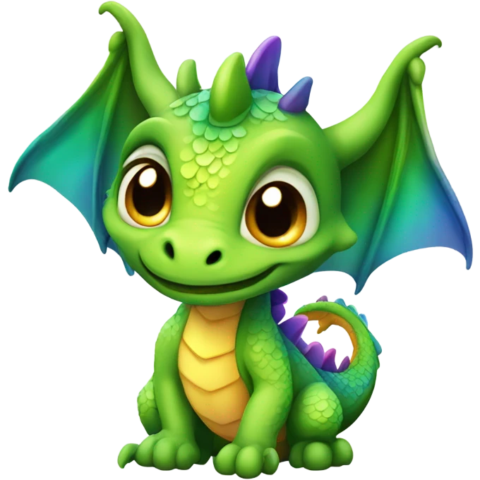 Baby dragon emoji