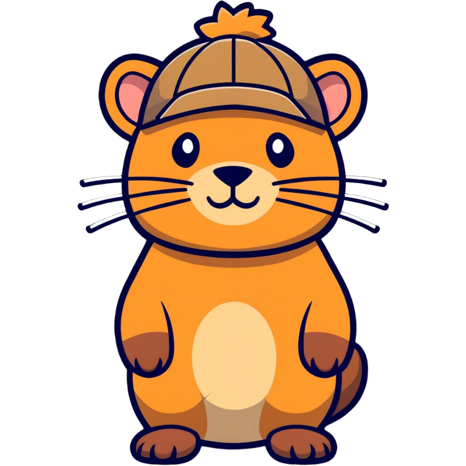 Cat with capybara emoji