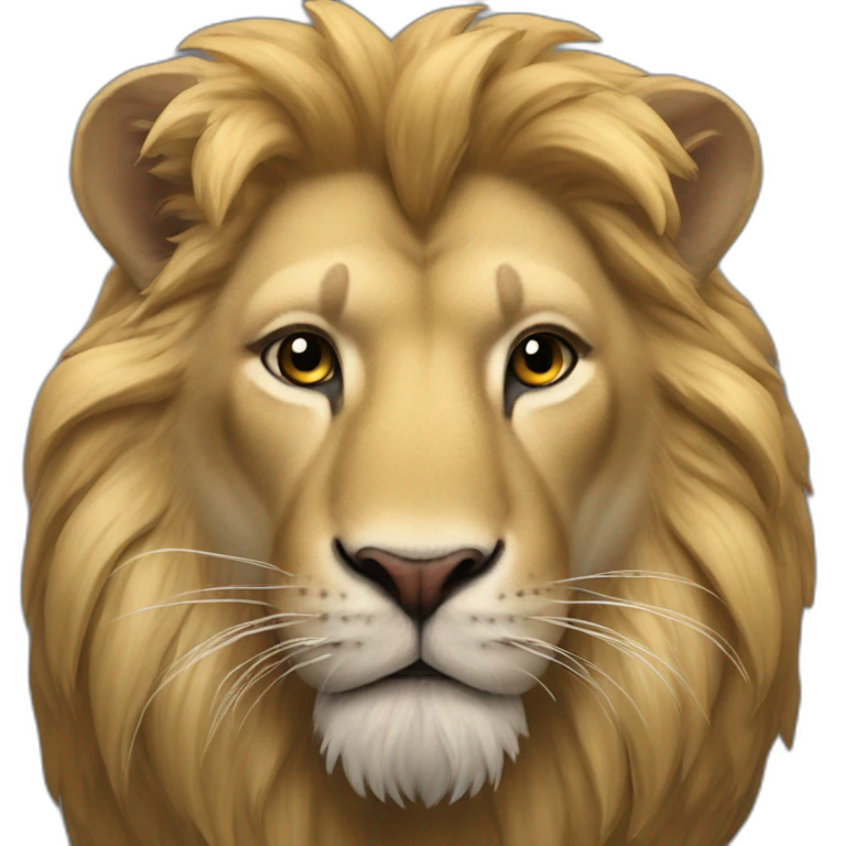 Souris sur lion emoji