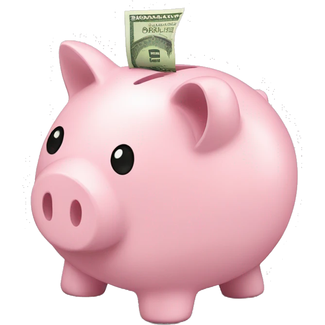 gbp piggy bank emoji