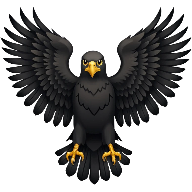 راية العقاب سوداء emoji