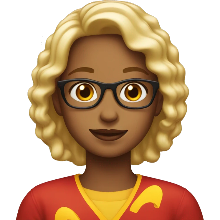 Girl McDonald’s  emoji