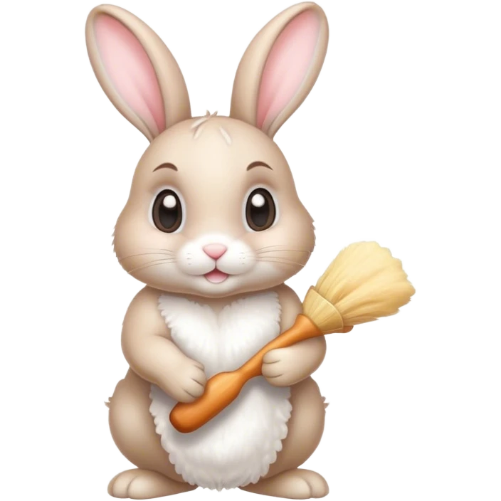 Bunny dusting emoji